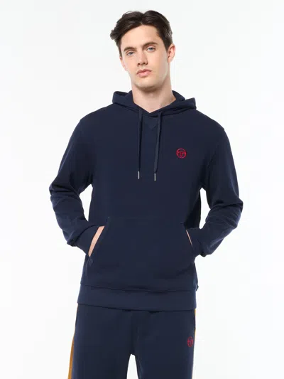 Sergio Tacchini Grafico Hoodie In Blue