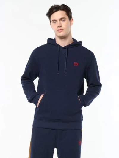 Sergio Tacchini Grafico Hoodie In Blue