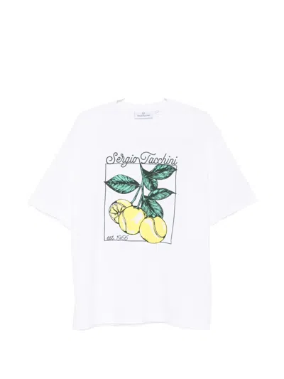 Sergio Tacchini Graphic-print T-shirt In White