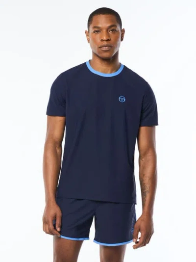 Sergio Tacchini Grata Active T-shirt In Blue