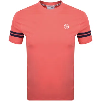 Sergio Tacchini Grello T Shirt Dubarry In Pink