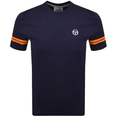 Sergio Tacchini Grello T Shirt Navy In Blue