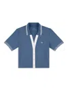 Sergio Tacchini Idalia Cropped Polo In Multi