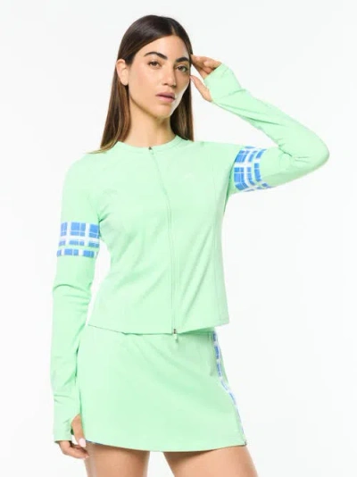 Sergio Tacchini Lara Contour Jacket In Green