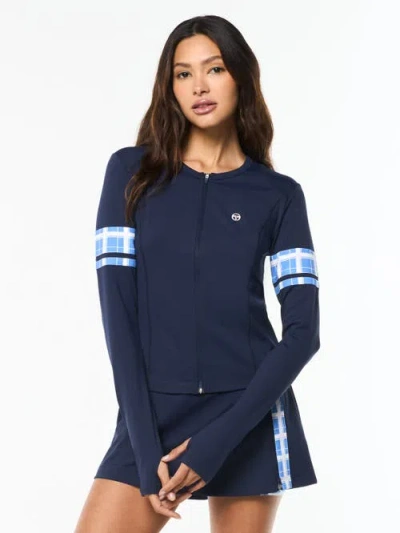 Sergio Tacchini Lara Contour Jacket In Blue