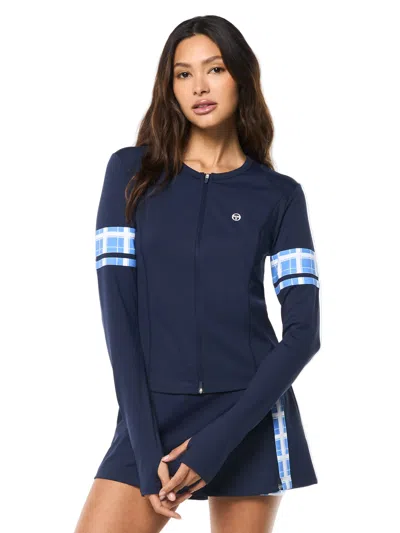 Sergio Tacchini Lara Contour Jacket In Blue