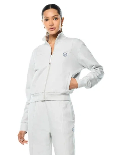 Sergio Tacchini Lineo Track Jacket In Silver