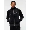 Sergio Tacchini Lioni Velour Track Jacket In Black