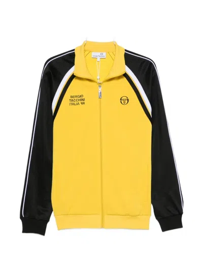 Sergio Tacchini Logo-embroidered Sweatshirt In Yellow