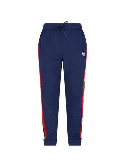 Sergio Tacchini Logo-print Side-stripe Track Pants In Multi