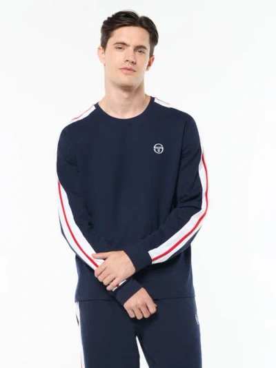 Sergio Tacchini Macchina Long Sleeve T-shirt In Blue