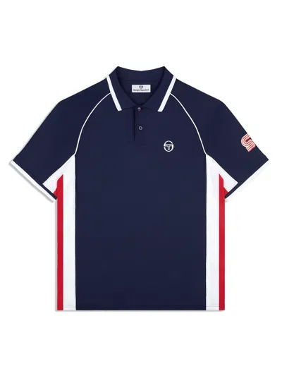 Sergio Tacchini Macchina Polo In Blue