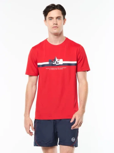 Sergio Tacchini Macchina T-shirt In Red