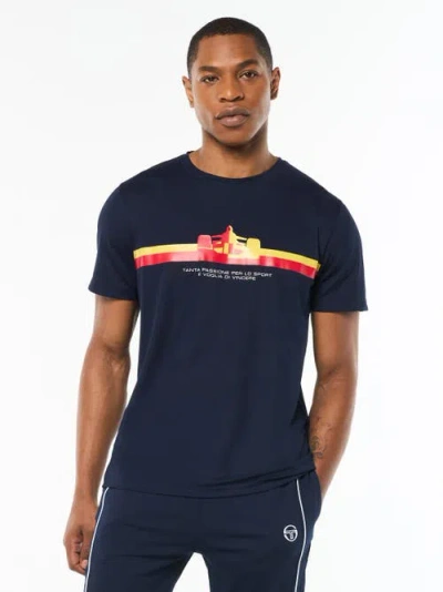 Sergio Tacchini Macchina T-shirt In Blue