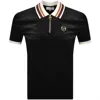Sergio Tacchini Mahony Velour Polo Black In Black