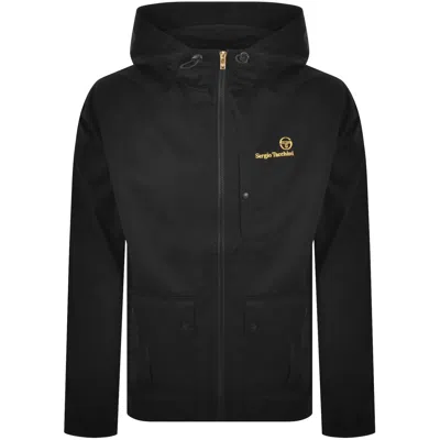 Sergio Tacchini Mancini Hooded Jacket Black