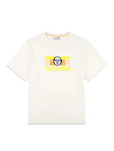 Sergio Tacchini Marca T-shirt In White