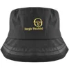 Sergio Tacchini Marcell Bucket Hat Black In Black