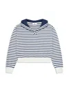 Sergio Tacchini Marina Sailor Collar Sweatshirt In Blue