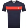 Sergio Tacchini Master T Shirt Blue In Blue