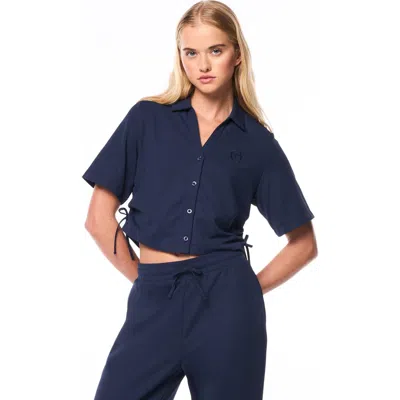 Sergio Tacchini Mattea Cabana Shirt In Blue