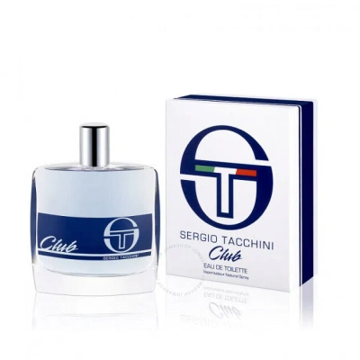 Sergio Tacchini Men's Club Edt 3.4 oz Fragrances 810876033527 In White