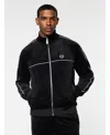 Sergio Tacchini Men's Lioni Velour Track Jacket In Black