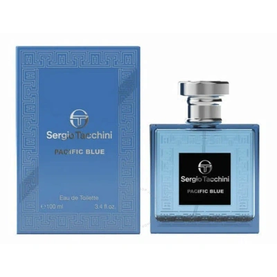 Sergio Tacchini Men's Pacific Blue Edt Spray 3.4 oz Fragrances 810876033718 In Blue / Green