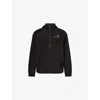 Sergio Tacchini Mens Black Maldini Embroidered-logo Shell Jacket In Black