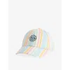 Sergio Tacchini Mens Clear Sky Gardenia  X Wavey Garms Dropout Cotton Cap