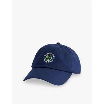 Sergio Tacchini Mens Maritime Blue  X Wavey Garms Luvv Cotton Adjustable Cap