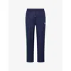 Sergio Tacchini Mens Maritime Blue Eden Renshaw  Side-stripe Cotton-blend Track Jogging Bottoms In Blue