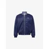Sergio Tacchini Mens Maritime Blue  X Wavey Garms Vega Nylon Bomber Jacket In Blue