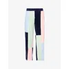 Sergio Tacchini Mens Multi  X Wavey Haze Velour Track Bottoms In Multi