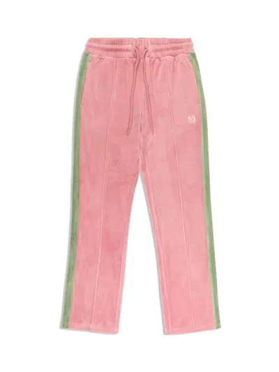 Sergio Tacchini Miss Carlotta Velour Track Pant In Pink