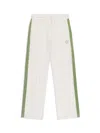 Sergio Tacchini Miss Carlotta Velour Track Pant In White