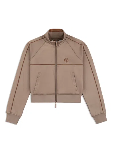 Sergio Tacchini Miss Lioni Track Jacket In Brown