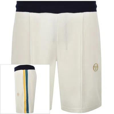 Sergio Tacchini Monte Velour Shorts Cream In White