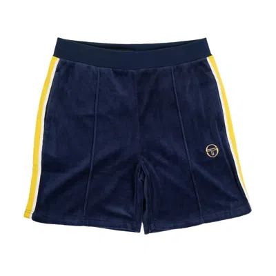 Sergio Tacchini Monte Velour Shorts Maritime Blue / Mango Mint