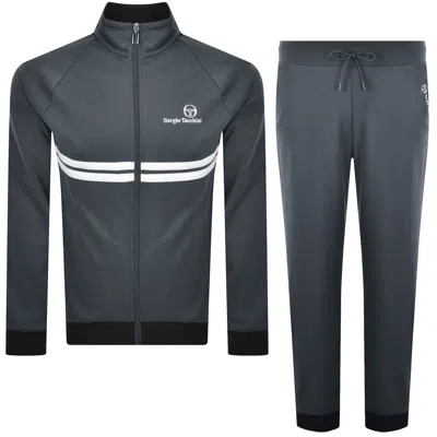 Sergio Tacchini New Dallas Tracksuit Grey In Blue