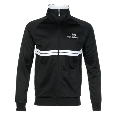 Sergio Tacchini New Dallas Tt Track Top Black White In Blue