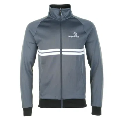 Sergio Tacchini New Dallas Tt Track Top Turbulence / White / Black In Animal Print