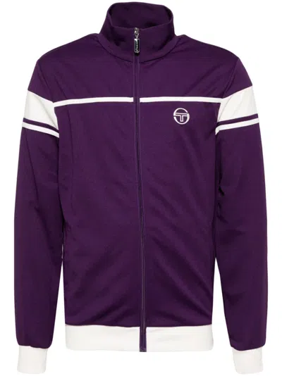 Sergio Tacchini New Damarino Track Jacket In Purple