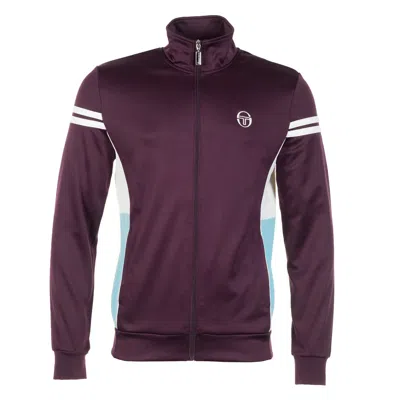 Sergio Tacchini New Mambo Tt Track Top Winter Bloom Gardenia In Blue