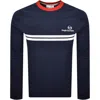 Sergio Tacchini New Supermac T Shirt Navy In Blue