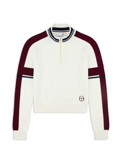 Sergio Tacchini Nota Knit Quarter Zip In Multi