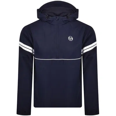 Sergio Tacchini Orion Anorak Jacket Navy In Blue
