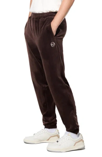 Sergio Tacchini Ostuni Stretch Velour Track Pants In Java