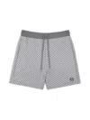 Sergio Tacchini Paolo Knit Shorts In Gray