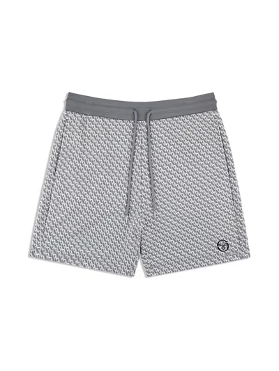Sergio Tacchini Paolo Knit Shorts In Gray
